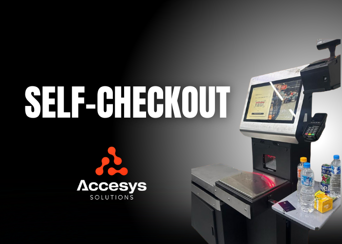 Self-checkout Accesys em loja autônoma